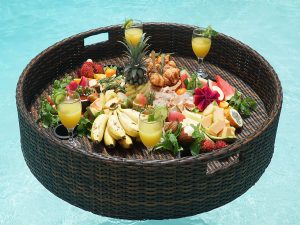 CIRCLE TEA TRAY - AC00033